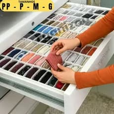 Kit Colmeia Organizadora PP - P - M - G | Organizador de Gaveta | Organizador de Guarda Roupas
