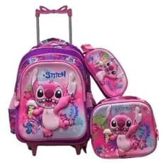 kist mochila com rodinha  + lacheira termica + estojo 3D boa qualidade