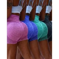 Shorts bumbum Compressão Feminina para Treino Academia Esportiva Confortável