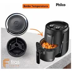 Botão Controle Timer Philco Air Fryer Pfr15p