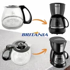 Jarra Para Cafeteira Britânia 15 Xícaras Cp15 Inox - Preto
