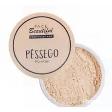 Pó Facial Solto Pêssego Efeito Matte Aveludado