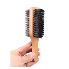 Escovinha Disfarce Escova Hard Soft 360 Waves 2 Lados Escova Dupla Face Soft Cerdas javali