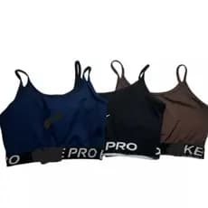 Top Fitness Feminino Alça Fina Academia com Forro zero Transparência