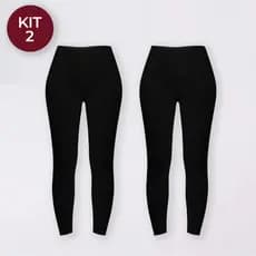 Kit Calças Legging Feminina Suplex Premium Não Marca Para Academia Treinos e Dia a Dia