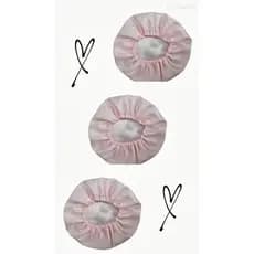 2 Toucas de cetim simples modeladora anti-friz para todos os tipos de cabelos reduz quebra Ideal para dormir
