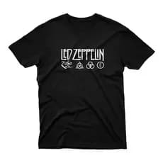 Camiseta Masculina Led Zeppelin Logo Camisa Banda Rock. Envio Imediato