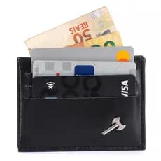Carteira Masculina Porta Cartão em Couro Legitimo, Porta CNH e Porta Cartão. Envio Imediato.