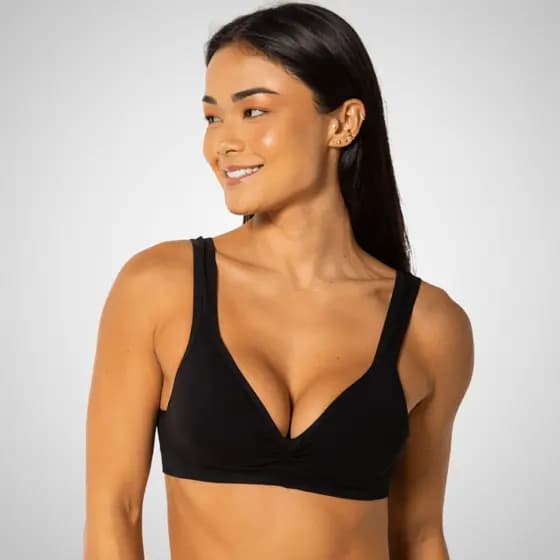 Sutiã com Bojo Reforçado Sem Costura e Sem Aro Adulto Top Shirt Trifil Modelador Enchimento