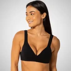 Sutiã com Bojo Reforçado Sem Costura e Sem Aro Adulto Top Shirt Trifil Modelador Enchimento
