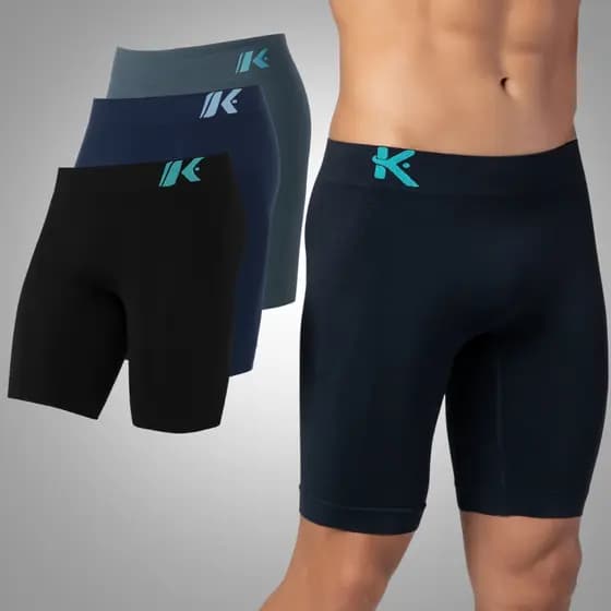 Kit 3 Short Compressão Térmico Ciclismo Anti Assadura Esporte Microfibra Treino Corrida Surf Plus