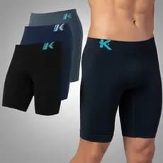 Kit 3 Short Compressão Térmico Ciclismo Anti Assadura Esporte Microfibra Treino Corrida Surf Plus