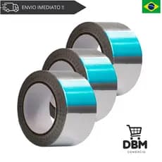 FITA ALUMINIZADA  IDEAL PARA CAIXAS DE ISOPOR AR CONDICIONADO E ACABAMENTOS