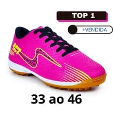 Chuteira Society Futebol M7 Gramado Sintético Envio Imediato Antiderrapante Qualidade Premium Oferta