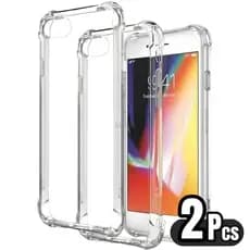 Kit 2 e 4 Capa Capinha IPhone Transparente Anti Impacto Tpu Case Para Apple 6 7 8 Plus Se X Xr 11 12 13 14 15 16 Pro Max