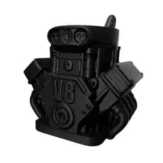 Porta Canetas Estilo Motor V8 – Decoração Automotiva para Escritório e Mesa