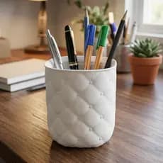 Porta Canetas Lápis Trecos - Estilo Minimalista Almofadado