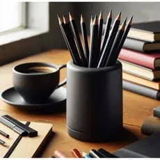 Porta-Canetas, Organizador de Mesa - Porta Trecos, Pincéis, Vaso Decorativo - Minimalista