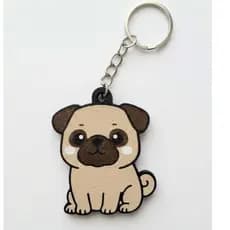 Chaveiro de Cachorro Pug - Chaveiro de Pet