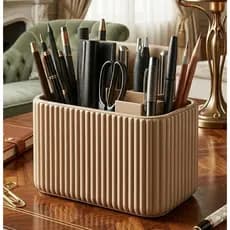 Porta Canetas Lápis Pincéis - Organizador de Mesa Multifuncional