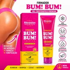 Firmador Bum Bum Premium Rhenuks Gel Para Massagem 150g Crioterápico Corporal