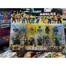 Bonecos Roblox Coleção Kit 12 Peças Brinquedo Articulado 9cm