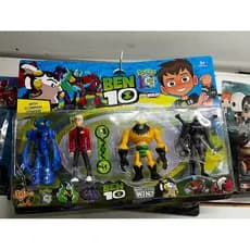 kit cartelado Ben10 4 modelos da sua escolha