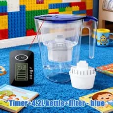4.2L de classe alimentar ABS purificador de água da cozinha doméstica com elemento de filtro integrado e monitorador
