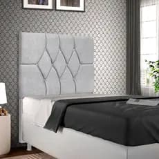 Cabeceira Solteiro Cama Box 90cm Analu Tecido Linho Strass