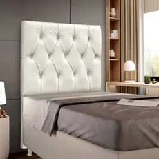 Cabeceira Solteiro Cama Box 90cm Beatriz Tecido Corino