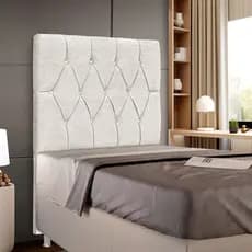Cabeceira Solteiro Cama Box 90cm Beatriz Tecido Boucle