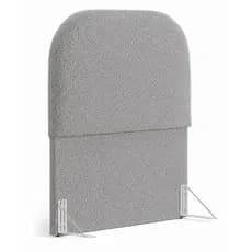 Cabeceira Solteiro Cama Box 90cm Orgânica Elisa Boucle - Linho - Veludo