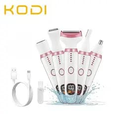 Kit Depilador tela de LED aparador Elétrico Completo 5 em 1 Para Sobrancelha Axila Pequenos Pelos-M7