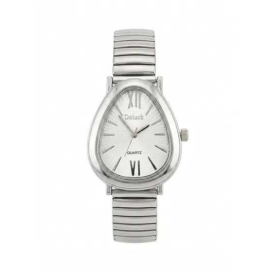 Relógio Feminino Tulipa Silver 30mm - Doluck Blogueira Tendência Virginia Elegante