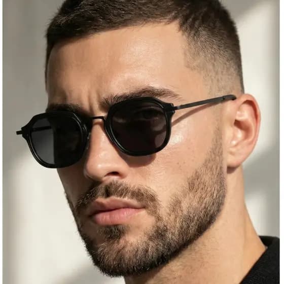 óculos de Sol Porto Masculino Unissex Com Proteção UV400 Metal Anticorrosivo Moda Tendencia