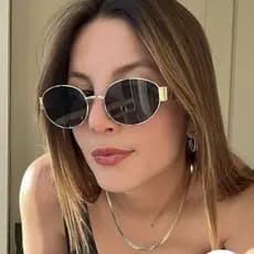 Óculos de sol retrô ovais para mulheres – Design leve e proteção UV para dias de praia na moda