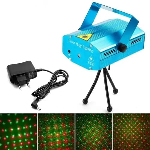Mini Projetor Laser Holográfico Portátil Com Tripé Bivolt para festas diversao projetor de led festa