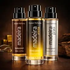 Kit 3 Bodysplash Masculino Amadeirado Gold Silver e Tradicional Importado