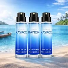 Kit 3 Bodysplash Perfume Masculino Kairox Tradicional 60 ML - Fragrância Duradoura