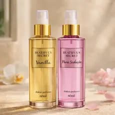 Kit Com 2 Body Splash victoria Vanilla Pure Seduction Lançamento