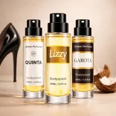 Kit 3 Bodysplash de Perfumes Femininos Famosos Importado Premium Alta Fixação