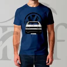 Camiseta Camisa Masculina Streetwear Volkswagem Gol Malha Penteada Algodão Premium