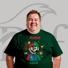 Camiseta Camisa Plus Size Masculina Streetwear Mário Luigi 035 Malha Penteada Algodão Premium