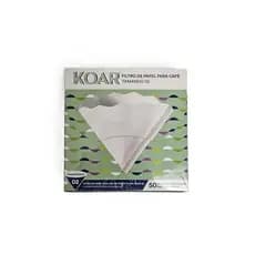 Kit Filtros Café Koar Papel Cônicos 50un Compatível V60