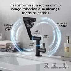 360° Torneira Giratória Multifuncional para Cozinha e Banheiro