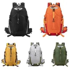 Mochila de Caminhada Impermeável Reforçada, Mochila Unissex para Camping e Trilhas