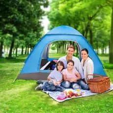 Barraca Camping Automático 3-4 Pessoas - Barraca De Acampamento A Prova D'Água