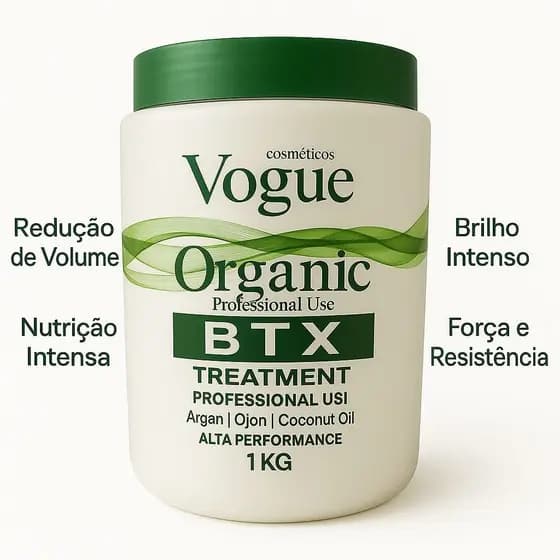 BTX Capilar Reduz O Volume dos Fios 1Kg - Excelente Produto - Vogue Profissional