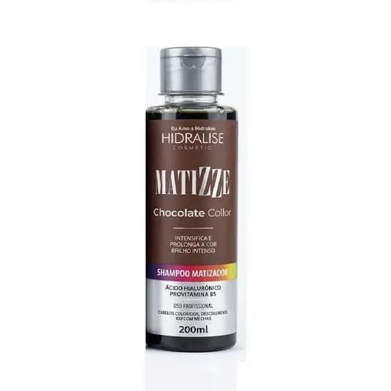 Shampoo Matizador Matizze Chocolate 200ml  Tonaliza e Realça