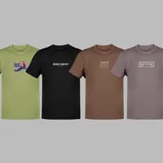 Kit 4 Camisetas Plus Size Grande G1 G2 G3 G4 G5 G6 Envio Rápido